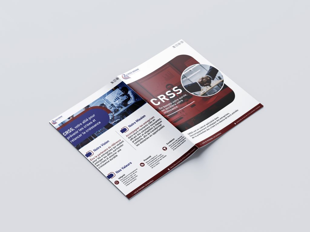 free a4 brochure mockup 6v
