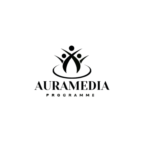 logo auramedia noir